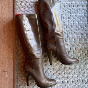 Gucci Brown Leather Boots